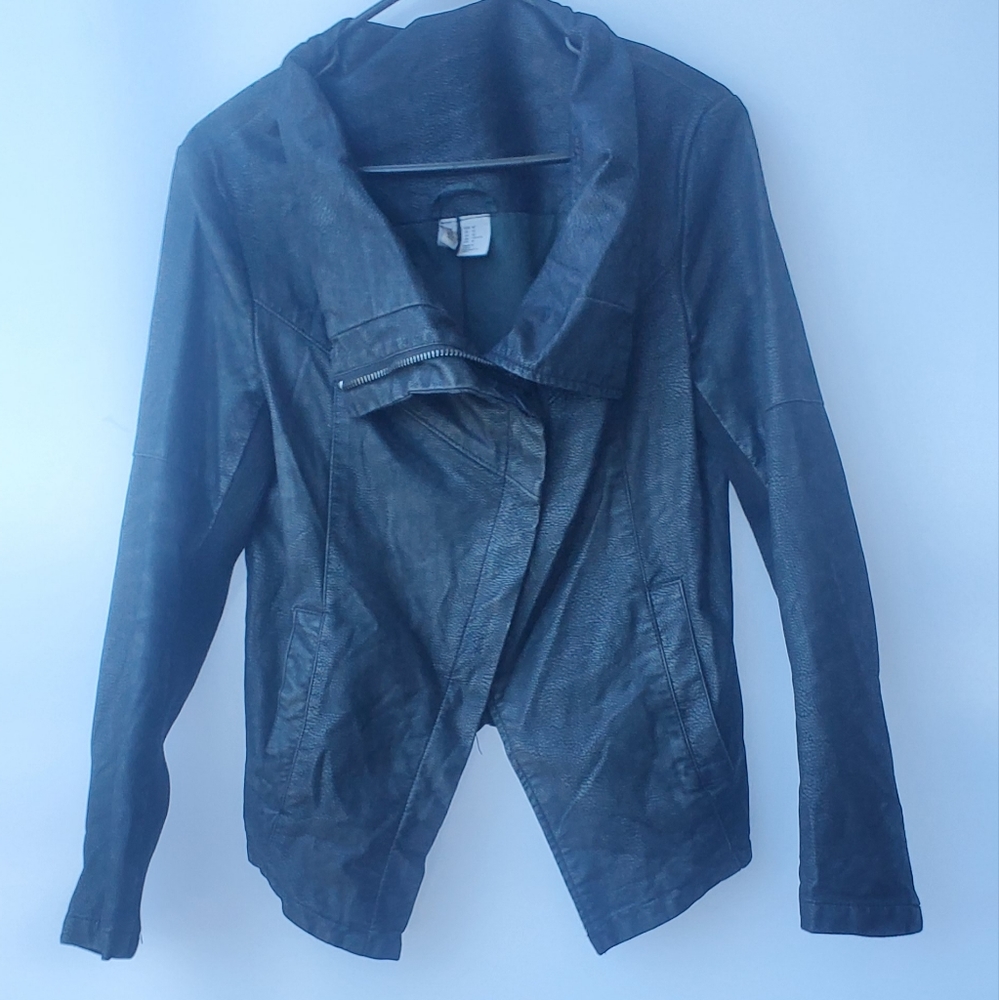 Divided Pleather Jacket